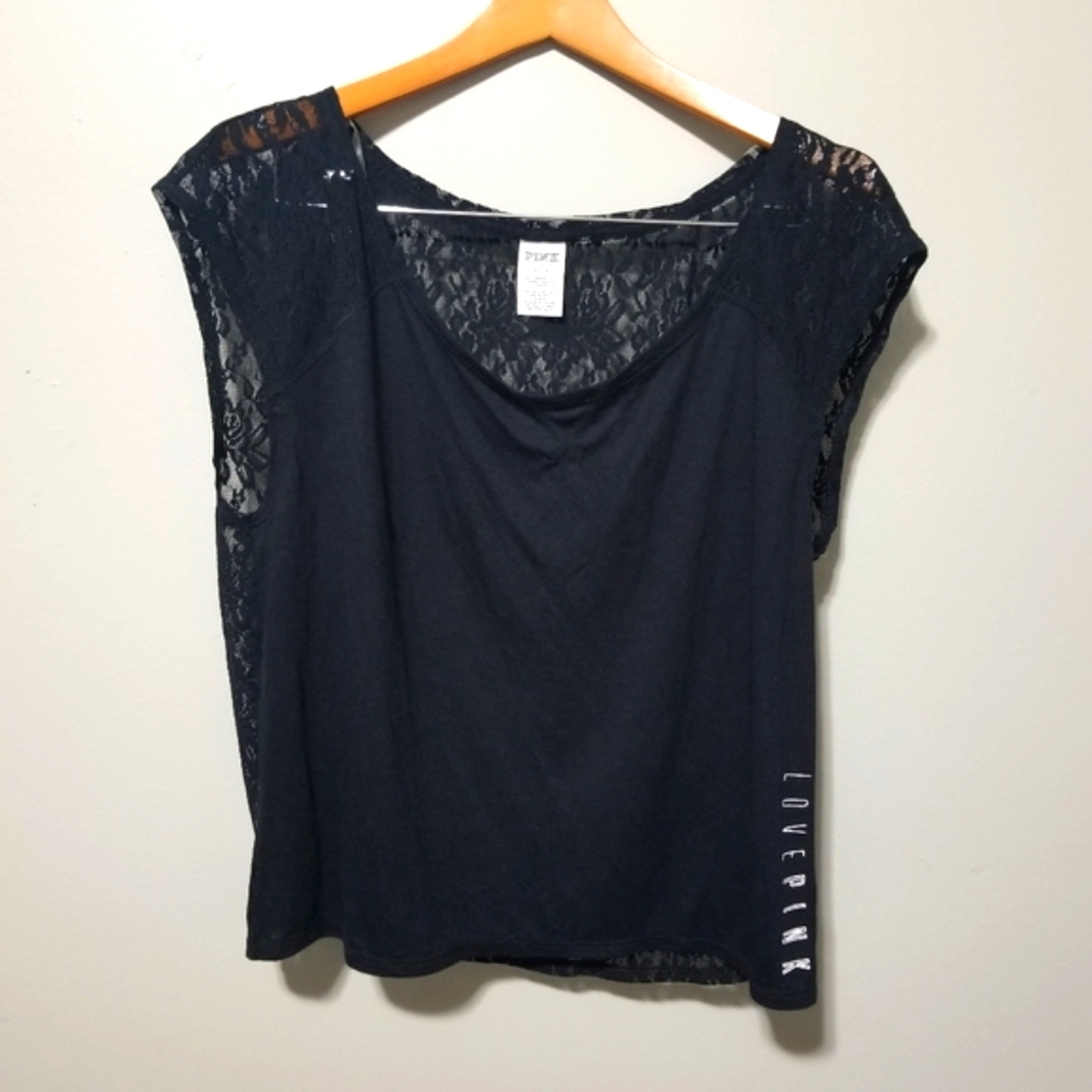 Victoria secrets pink top M